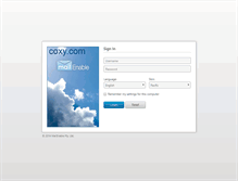 Tablet Screenshot of coxy.com